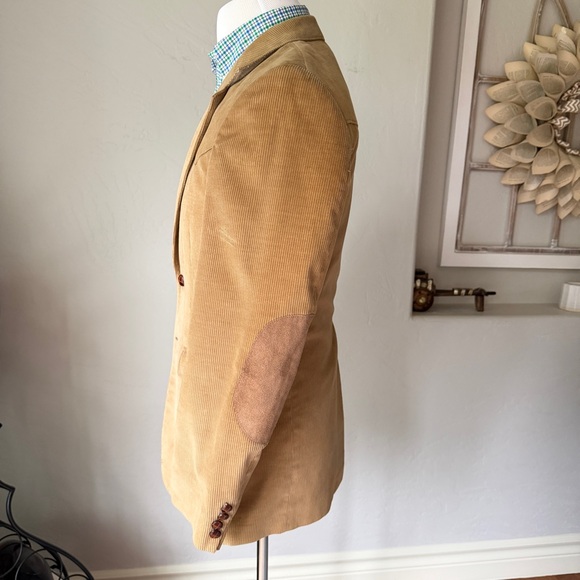 Farah Texas  Jacket Men's Tan Corduroy Western Blazer Size 36R - Picture 2 of 13